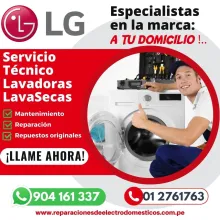 En Lima-SERVICIO TÉCNICO LAVADORAS LG - 904161337