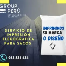 Impresión flexografica para sacos