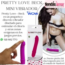 Pretty Love Beck es un pequeño y discreto vibrador 