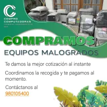 COMPRAMOS EQUIPOS MALOGRADOS 