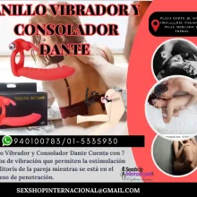 Anillo Vibrador y Consolador Dante 