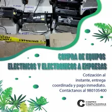 COMPRAMOS EQUIPOS ELECTRICOS Y ELECTRONICOS 