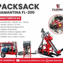 PACKSACK DIAMANTINA FL-200 mineria - socavón 