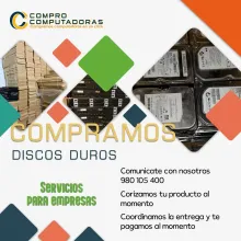 COMPRAMOS DISCO DUROS