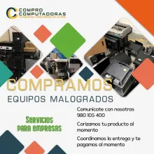 COMPRAMOS EQUIPOS MALOGRADOS