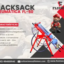 PACKSACK NEUMÁTICA FL50 maquina para mineria 