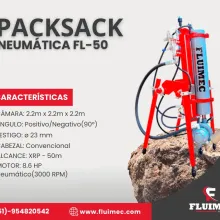 PACKSACK NEUMÁTICA FL50 equipo para socavón - mina 