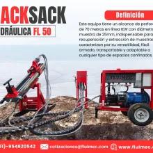 PACKSACK HIDRÁULICA FL50 para proyectos mineros 