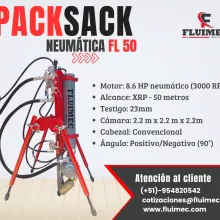 PACKSACK NEUMÁTICA FL50 maquina para mineria 