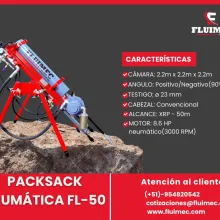 PACKSACK NEUMÁTICA FL50 extrae núcleos - mineria 