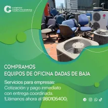 COMPRAMOS EQUIPOS DE OFICINA 