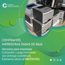 COMPRAMOS IMPRESORAS 