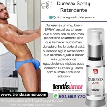 Duresex Spray que además ayude a durar más y padece de eyaculaciones rápidas pues comprar