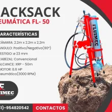 PACKSACK NEUMÁTICA FL50 máquina para mineria - socavón 