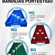 BANDEJAS PORTA TESTIGO HQ - NQ - BQ 