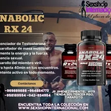 ANABOLIC RX24 POTENCIADOR SEXUAL MUSCULAR Y VIRILIDAD