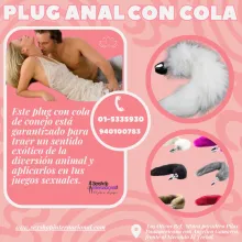 PLUG DILATADOR ANAL CON COLA 