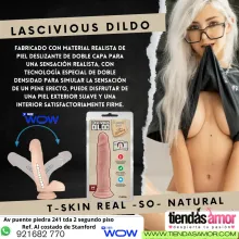 LASCIVIOUS DILDO de doble capa con material realista de piel CONSOLADOR