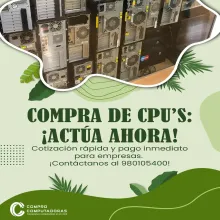 COMPRAMOS CPU 