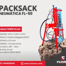 PACKSACK HIDRÁULICA FL-50 estudio de subsuelo en mina