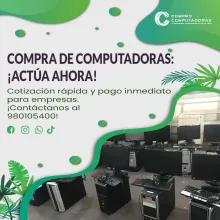 COMPRAMOS COMPUTADORAS 