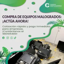 COMPRAMOS EQUIPOS MALOGRADOS 