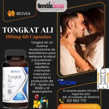 TONGKAT ALI LJ100 Extract 100mg 60 Capsulas