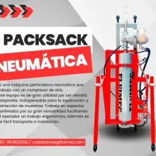 PACKSACK NEUMATICA FL-50 estudio de subsuelo en mina