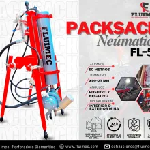 PACKSACK NEUMATICA FL-50 estudio de subsuelo en mina