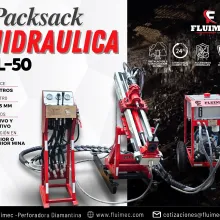 PACKSACK HIDRÁULICA FL-50 exploración y extracción de suelos y rocas