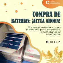 COMPRAMOS BATERIAS 