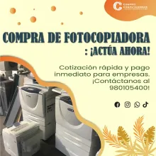 COMPRAMOS FOTOCOPIADORAS