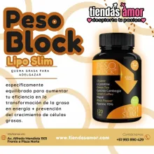 Quema grasa para adelgazar PESO BLOCK LIPO SLIM