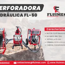 PACKSACK HIDRÁULICA FL50 minería socavón