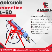 PACKSACK NEUMÁTICA FL50 Alta eficiencia en perforación