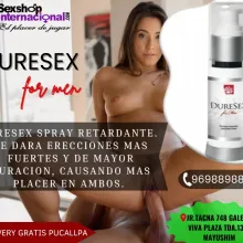 ERECCIONES INTENSAS Y MAS DURACION EN LA CAMA CON SPRAY DURESEX RETARDANTE