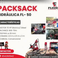  PACKSACK HIDRÁULICA FL-50 equipo para extraer vetas 