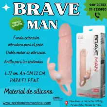 Funda extensora con vibración brave man