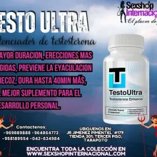 TESTOULTRA POTENCIADOR SEXUAL Y RENDIMIENTO