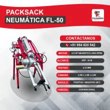 PACKSACK NEUMATICA FL-50 Equipo de perforación sondaje minero 