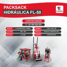  PACKSACK HIDRÁULICA FL-50 trabajos en socavón 