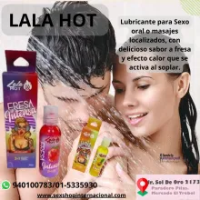 LALA HOT LUBRICANTE EFECTO CALOR SE ACTIVA AL SOPLAR