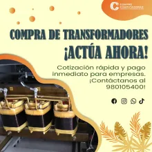 COMPRAMOS TRANSFORMADORES 