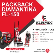 PACKSACK DIAMANTINA FL-150 ubicación de veta 