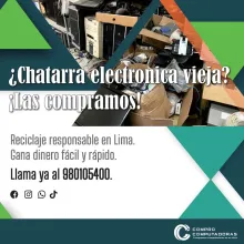 COMPRAMOS CHATARRA ELECTRONICA 