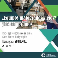 COMPRAMOS EQUIPOS MALOGRADOS 