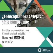 COMPRAMOS FOTOCOPIADORAS