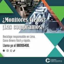 COMPRAMOS MONITORES 