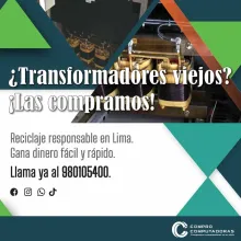 COMPRAMOS TRANSFORMADORES 