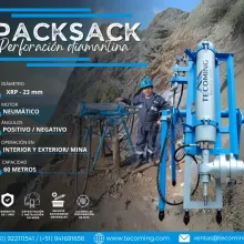 MINERIA EQUIPO PARA PERFORACION DIAMANTINA - PACKSACK TMG 50 TECOMING